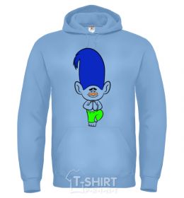 Men`s hoodie Brook sky-blue фото