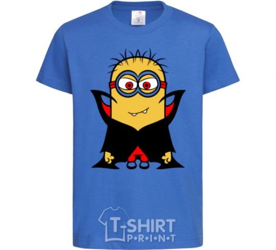 Kids T-shirt Dracula's henchman royal-blue фото