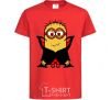 Kids T-shirt Dracula's henchman red фото