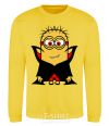 Sweatshirt Dracula's henchman yellow фото