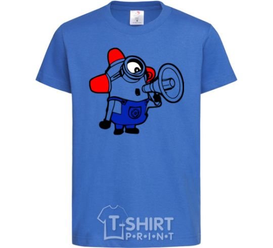 Детская футболка Посіпака Увага Ярко-синий фото