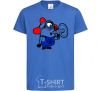 Kids T-shirt Minion Attention royal-blue фото