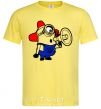 Men's T-Shirt Minion Attention cornsilk фото