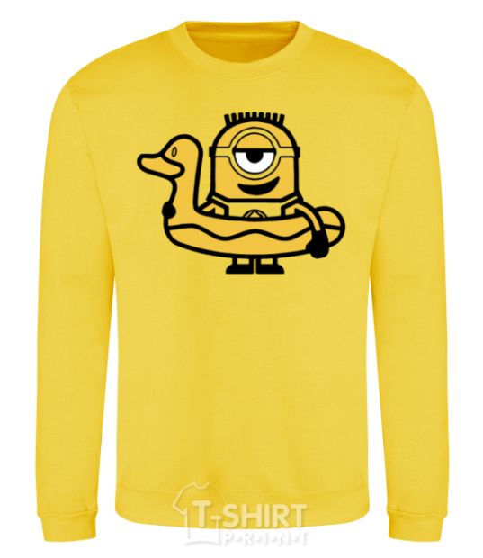 Sweatshirt Minion duck yellow фото