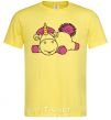 Men's T-Shirt Agnes the Unicorn cornsilk фото