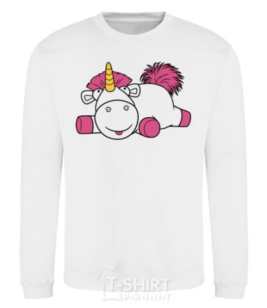 Sweatshirt Agnes the Unicorn White фото