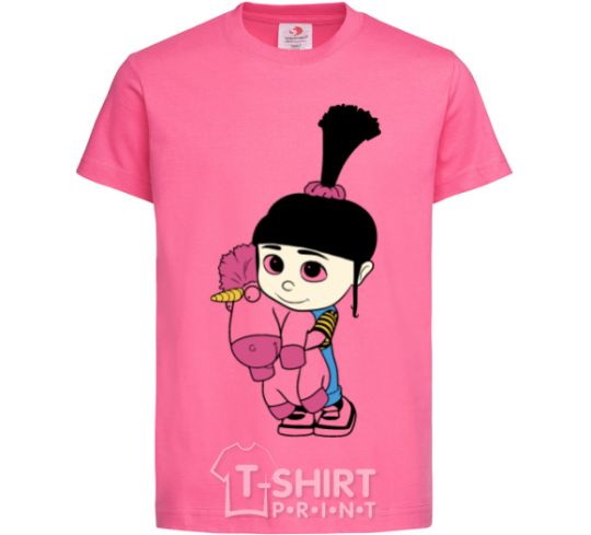 Kids T-shirt Agnes with the unicorn heliconia фото