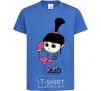 Kids T-shirt Agnes with the unicorn royal-blue фото