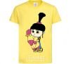 Kids T-shirt Agnes with the unicorn cornsilk фото