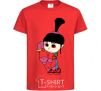 Kids T-shirt Agnes with the unicorn red фото