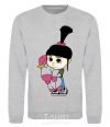 Sweatshirt Agnes with the unicorn sport-grey фото