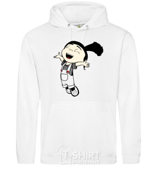 Men`s hoodie Agnes jumps White фото