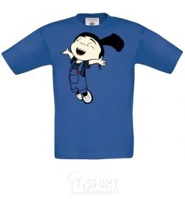 Kids T-shirt Agnes jumps royal-blue фото