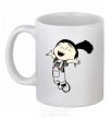 Ceramic mug Agnes jumps White фото