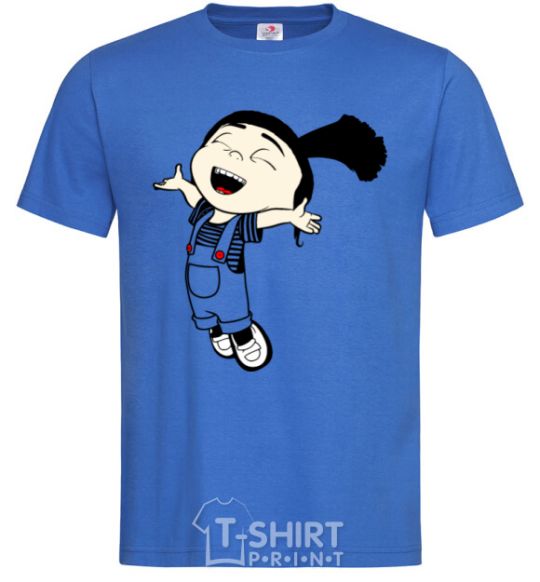 Men's T-Shirt Agnes jumps royal-blue фото