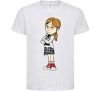 Kids T-shirt Margot White фото