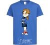 Kids T-shirt Margot royal-blue фото