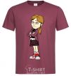 Men's T-Shirt Margot burgundy фото