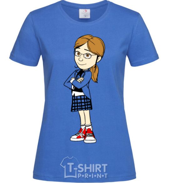 Women's T-shirt Margot royal-blue фото