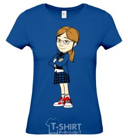 Women's T-shirt Margot royal-blue фото