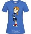 Women's T-shirt Margot royal-blue фото