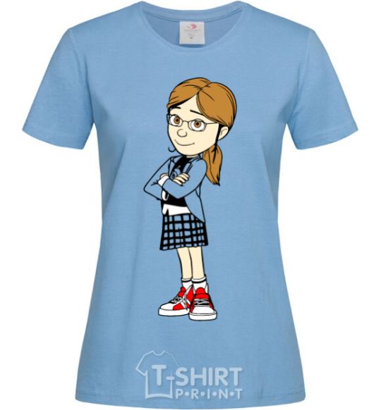 Women's T-shirt Margot sky-blue фото