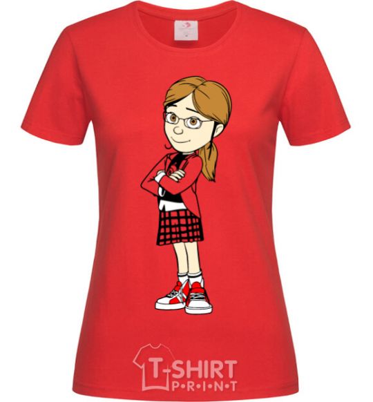 Women's T-shirt Margot red фото