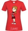 Women's T-shirt Margot red фото