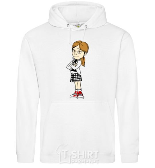 Men`s hoodie Margot White фото