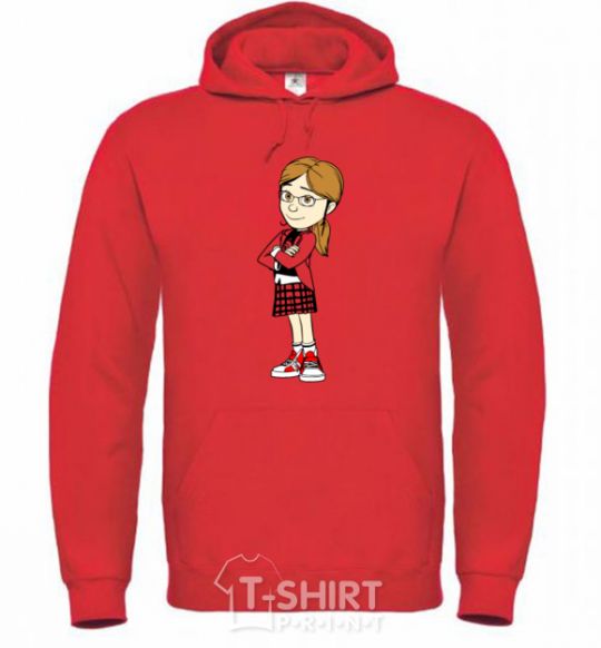 Men`s hoodie Margot bright-red фото