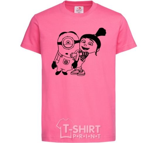 Kids T-shirt Agnes and the minion heliconia фото