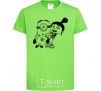 Kids T-shirt Agnes and the minion orchid-green фото