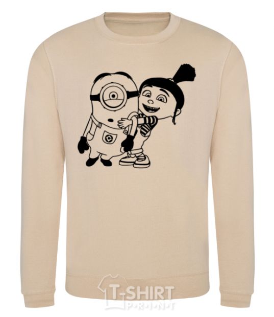 Sweatshirt Agnes and the minion sand фото