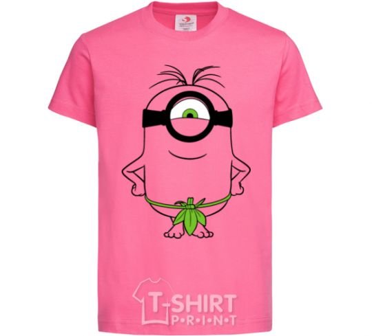 Kids T-shirt The islander minion heliconia фото