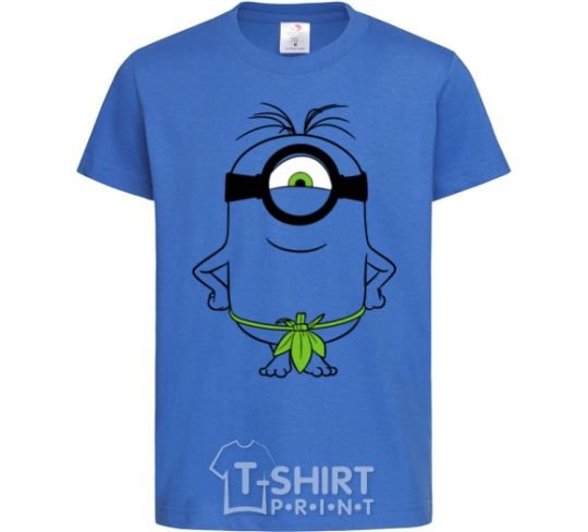 Kids T-shirt The islander minion royal-blue фото