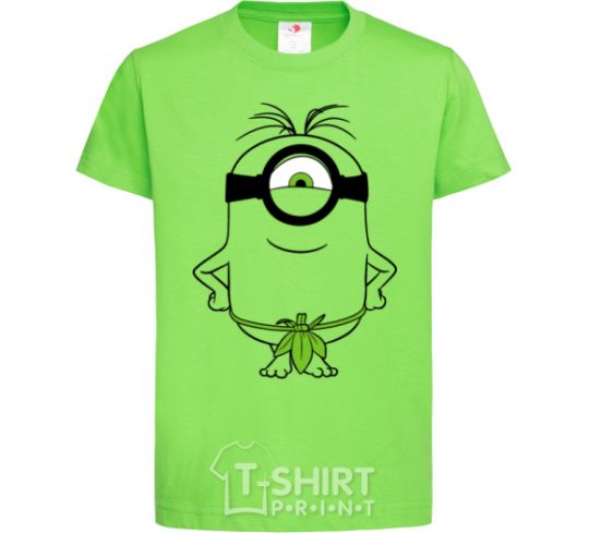 Kids T-shirt The islander minion orchid-green фото