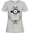 Women's T-shirt The islander minion grey фото