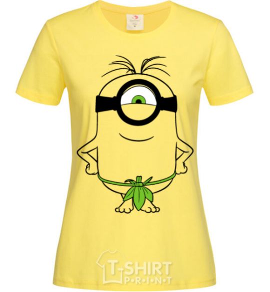 Women's T-shirt The islander minion cornsilk фото