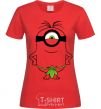 Women's T-shirt The islander minion red фото