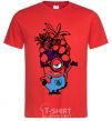 Men's T-Shirt A minion with fruit red фото