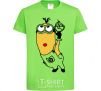 Kids T-shirt Minion with walrus orchid-green фото