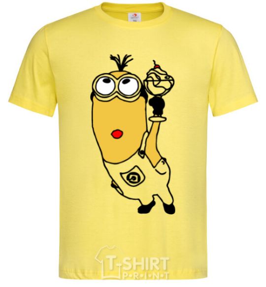 Men's T-Shirt Minion with walrus cornsilk фото