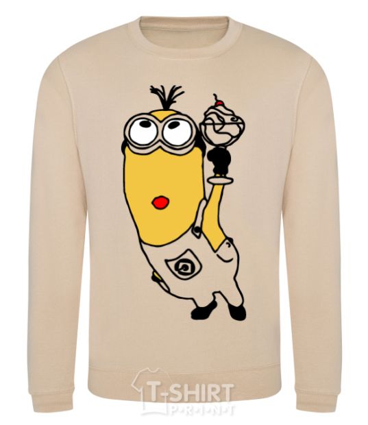 Sweatshirt Minion with walrus sand фото