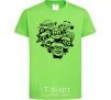 Kids T-shirt Minions heart orchid-green фото