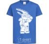 Kids T-shirt Ninja royal-blue фото