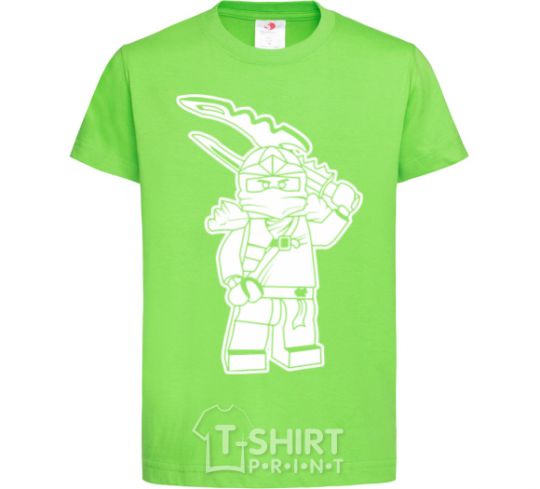 Kids T-shirt Ninja orchid-green фото