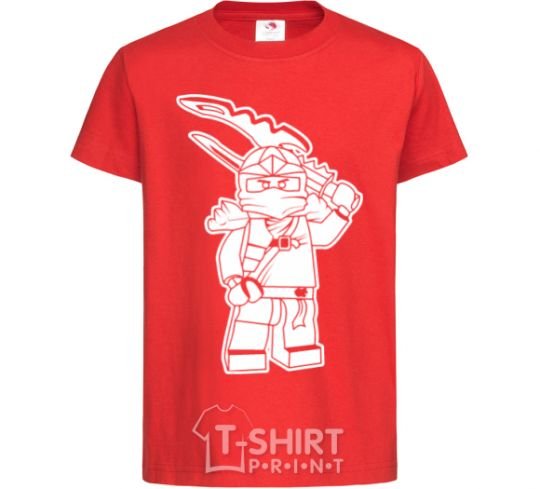 Kids T-shirt Ninja red фото