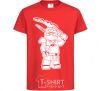 Kids T-shirt Ninja red фото