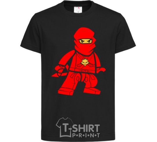 Kids T-shirt Ninja Kai black фото