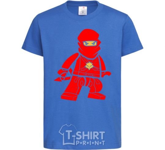 Kids T-shirt Ninja Kai royal-blue фото